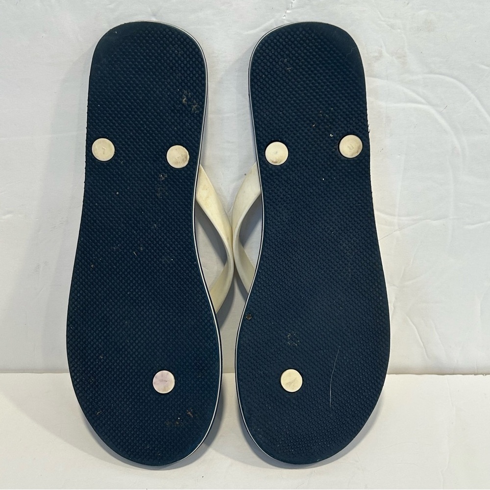 Kate Spade New York "Ahoy" flip flops, American, Red White Blue, Nautical - Picture 7 of 8